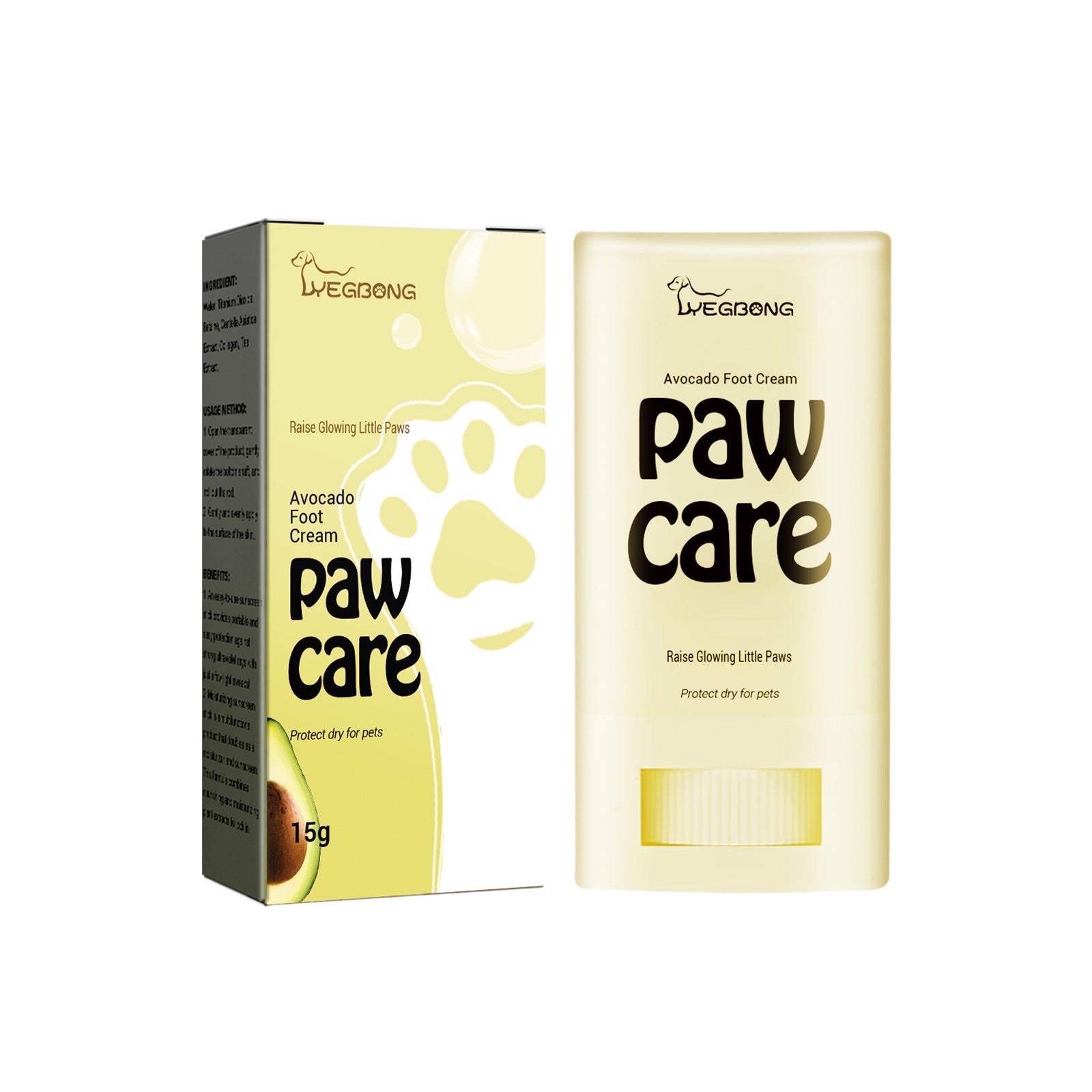 Pet Avocado Moisturizing Foot Cream, Pet Cat And Dog Foot Cleaning And Moisturizing Anti-Crack Care eprolo