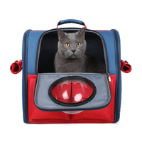 Cat Bag Large Capacity Portable Pet Bag Breathable Backpack Cat Bag Foldable Pet Backpack eprolo