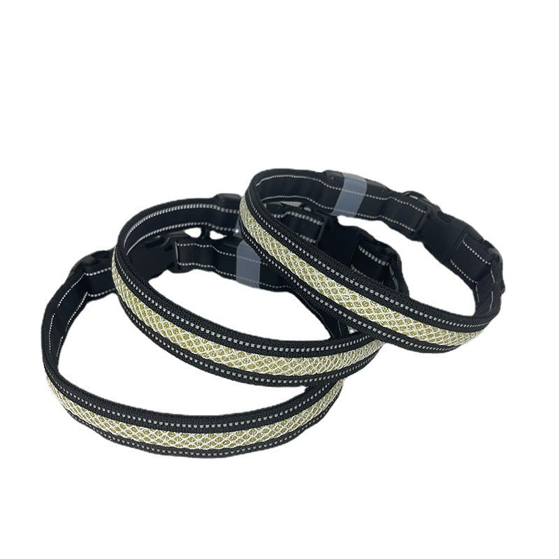 New Led Cat and Dog Collar Usb Rechargeable Mobile Phone App Application Controls Pet Supplies Luminous Collar eprolo