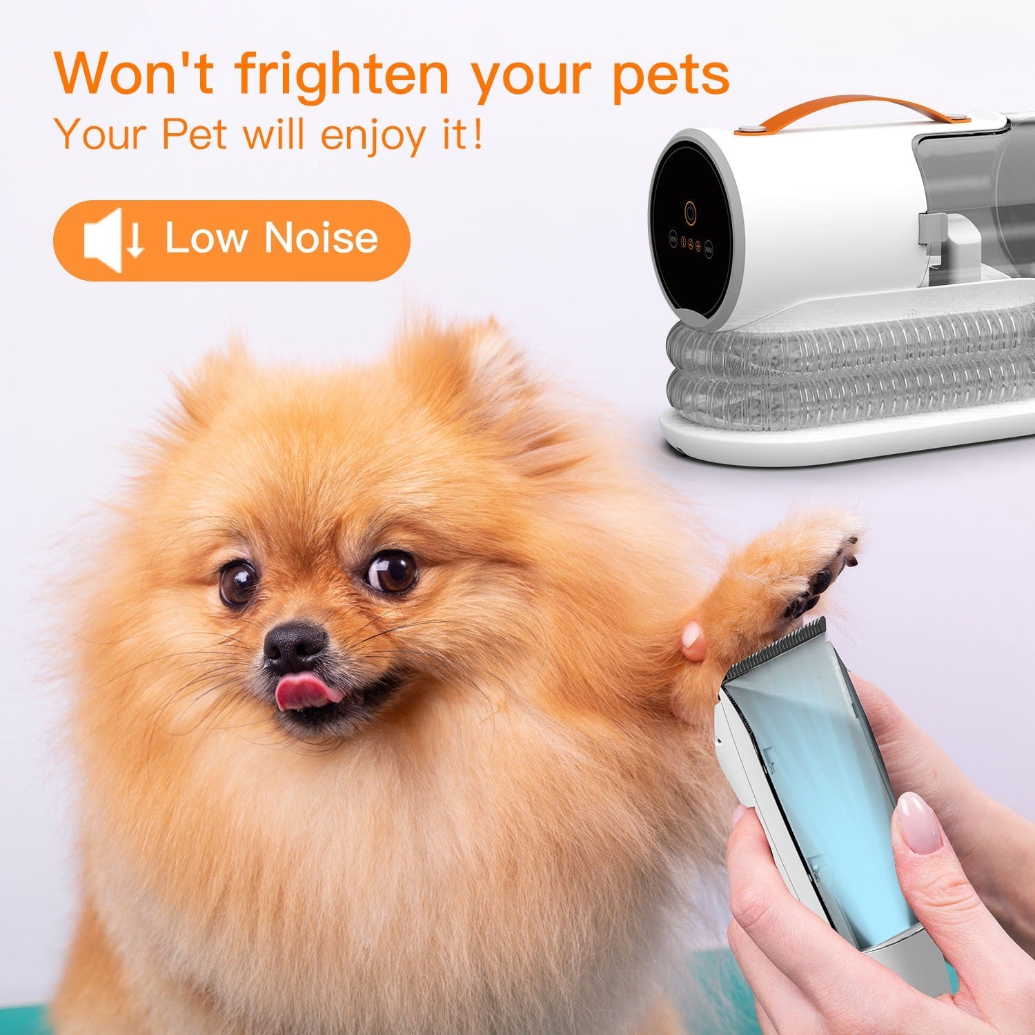 Pet intelligent beauty and grooming set is suitable for cleaning grooming and removing hair from cats and dogs of all sizes eprolo