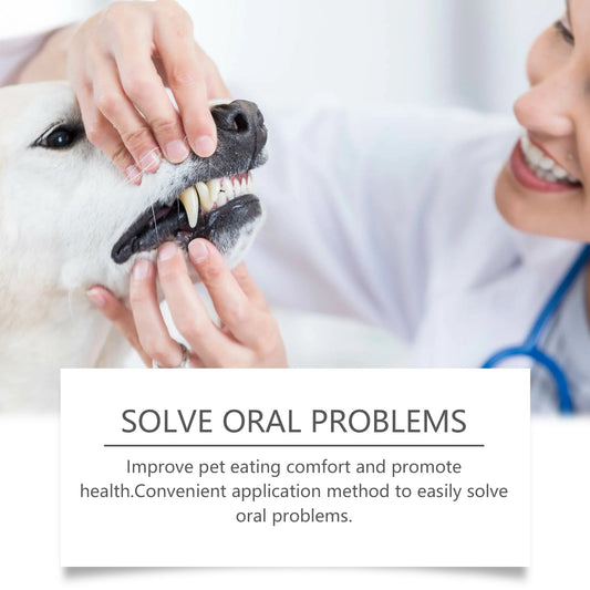 Yegbong Pet Oral Repair Gel, Pet Oral Cleaning And Tooth Stain Removal Yellow Daily Care Gel eprolo