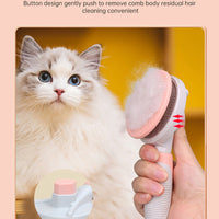 Pet Grooming Brush Self Cleaning Automatically Dog Cat Slicker Brush Remove Dog Hairs Pet Comb eprolo