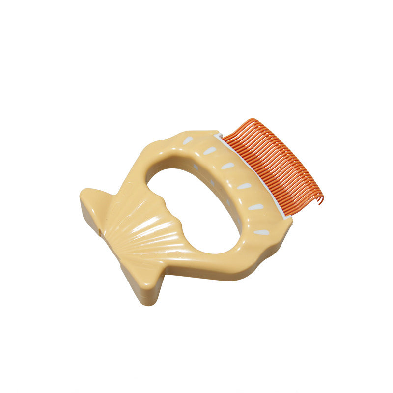 Pet Shell Comb To Remove Floating Hair Cat And Dog Cleaning Supplies Pet Bath Massage Cat Combing Brush eprolo