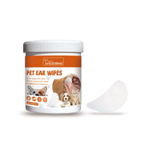 Yegbong Pet Ear Wipes, Pet Ear Cleaning Deodorizing Removing Mite And Earwax Cleaning Wipes eprolo
