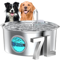 Stainless Steel Pet Water Dispenser with Large Capacity, Automatic Heating and Circulating Water for Cats and Dogs eprolo