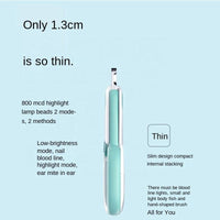 Pet Scissors Cat Nail Clippers Dog Nail Clippers LED Blood Line Pet Nail Clippers eprolo