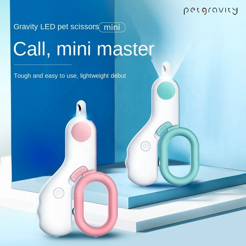 Pet Scissors Cat Nail Clippers Dog Nail Clippers LED Blood Line Pet Nail Clippers eprolo