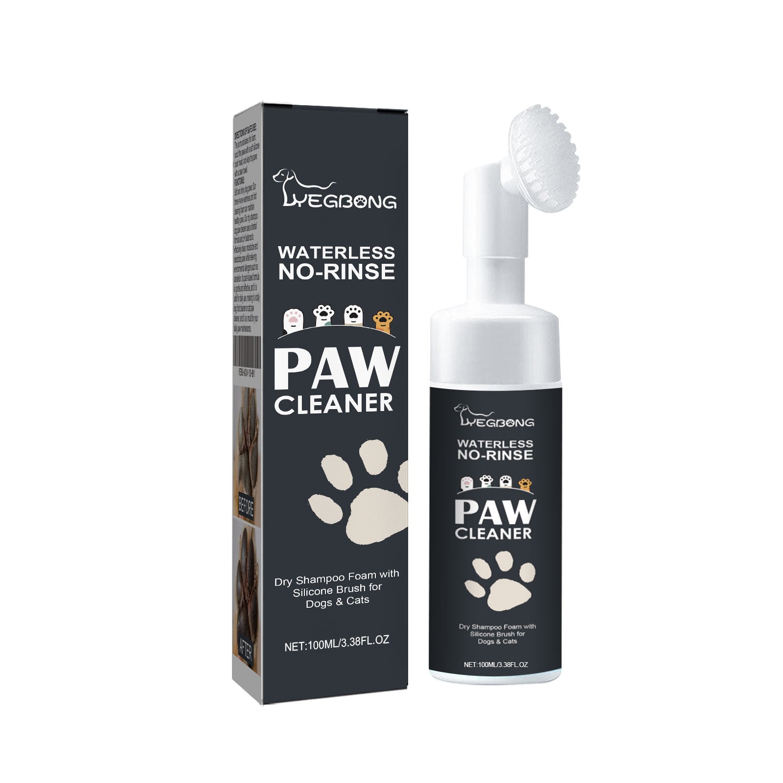 Pet Paw Cleaner, Dog Cat Paw Cleaning Foot Care Cleaner eprolo