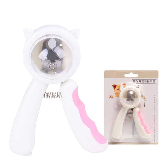 Pet Nail Clipper Stainless Steel Splash-proof Cat Nail Clipper Cleaning Grooming Pet Nail Clipper eprolo
