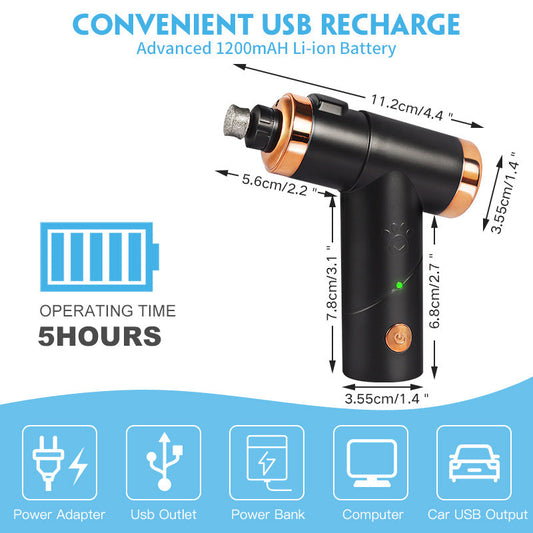 Rechargeable Pet Nail Clippers Dog Nail Polisher Cat Dog Nail Clipper Electric Pet Nail Polisher eprolo