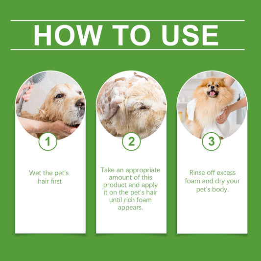 Pet Wash & Care 2-In-1 Dog & Cat Stay Fragrant Body Wash Pet Hair Cleaning Body Wash eprolo