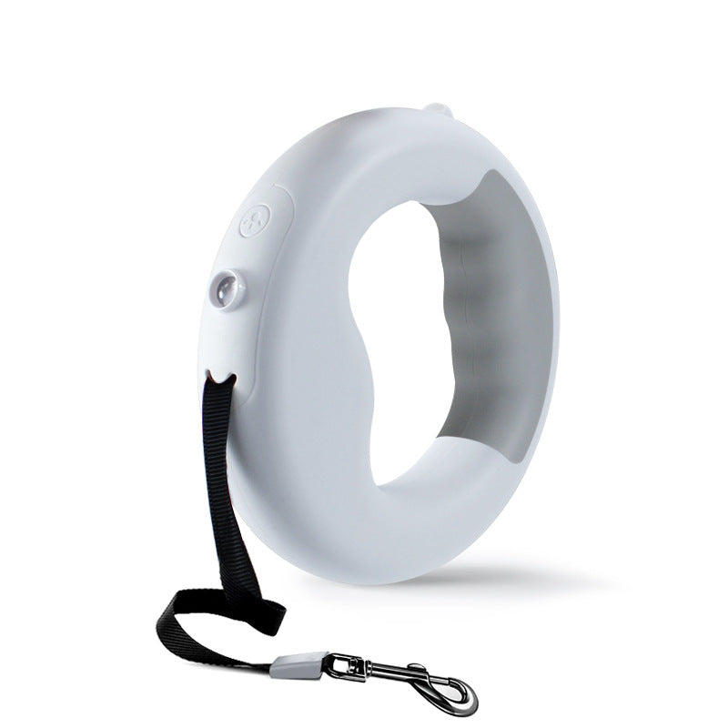 New LED Light Dog Rope Pet Automatic Retractable Leash Ring Luminous Dog Walking Rope Pet Supplies eprolo