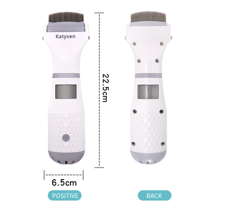 Pet Electric Flea Comb Lice Catcher Hair Cleaner Lice Catcher Pet Lice Comb Lice Remover eprolo