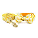 Yellow Banana Dog Traction Rope Pet Collar Pet Supplies Can Be Engraved With Gold Metal Buckle 1.5m Rope