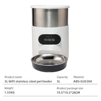 Wifi Smart APP Pet Feeder Household use Microchip Dog Automatic Pet Feeder Automatic Pet Feeder eprolo