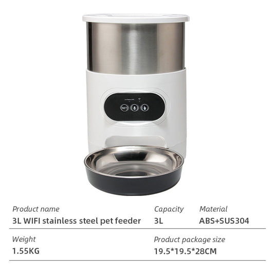 Wifi Smart APP Pet Feeder Household use Microchip Dog Automatic Pet Feeder Automatic Pet Feeder eprolo