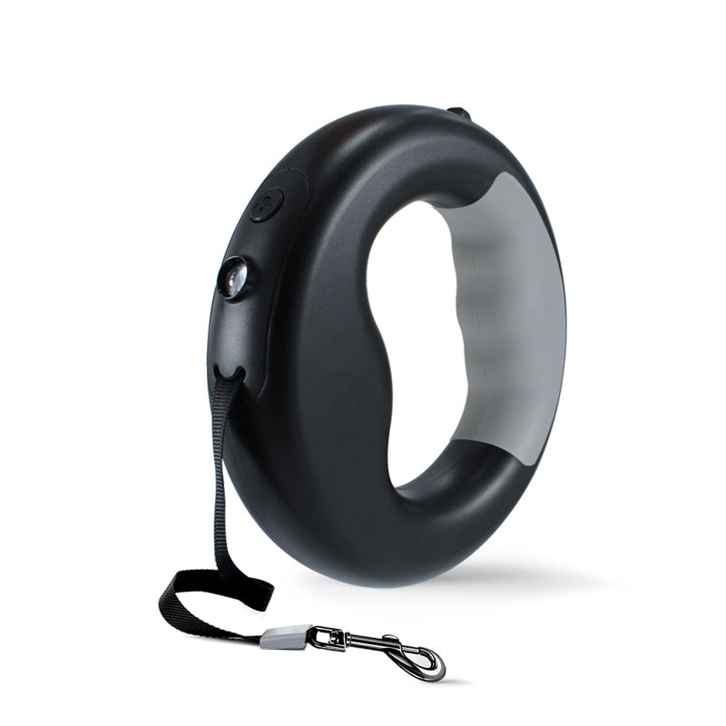 New LED Light Dog Rope Pet Automatic Retractable Leash Ring Luminous Dog Walking Rope Pet Supplies eprolo