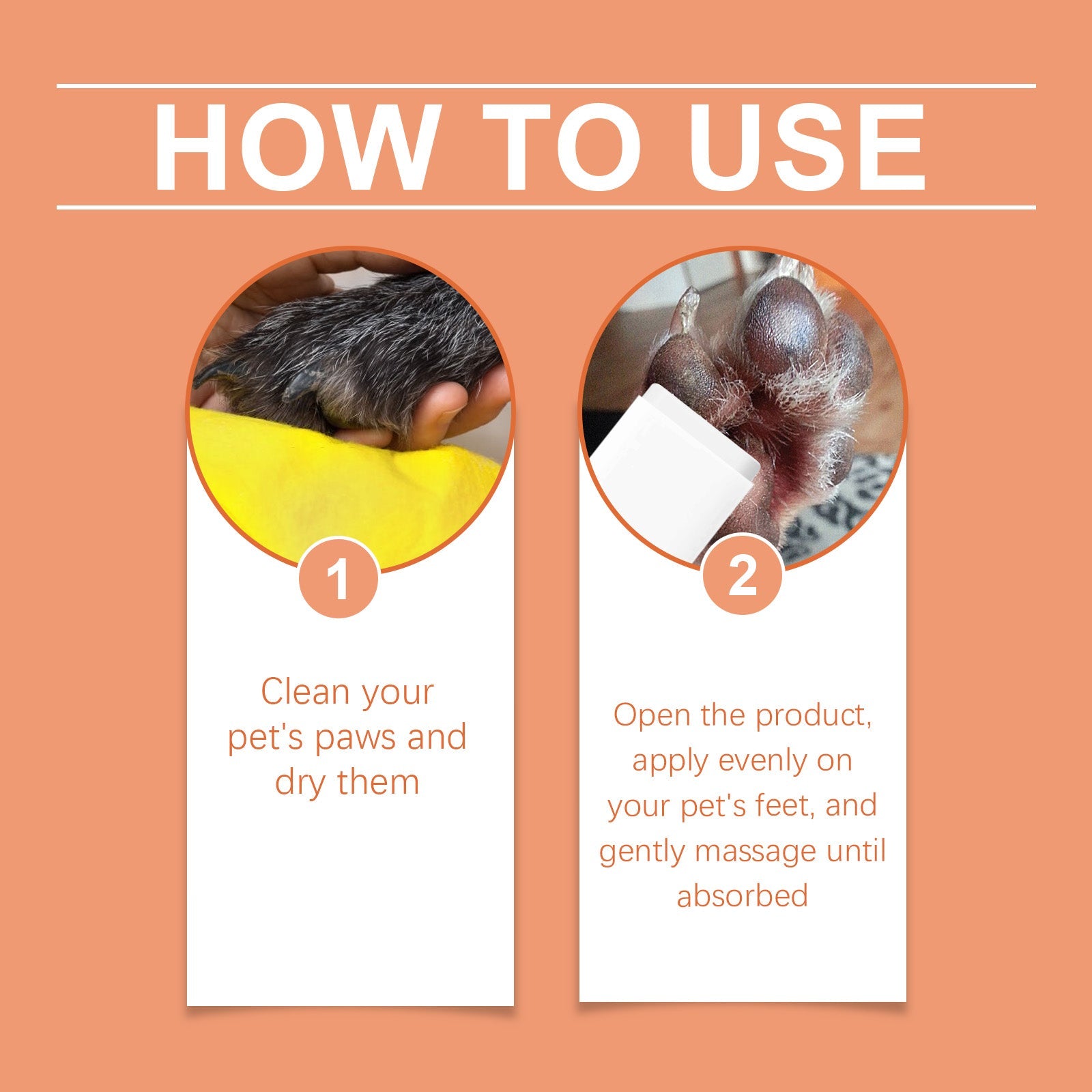 Pet Anti-Crack Paw Care Cream, Pet Paw Moisturizing Care Anti-Crack Soft Foot Paw Care Cream eprolo