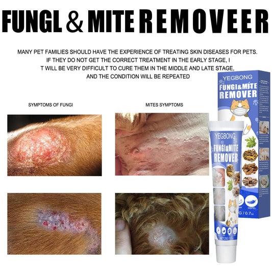 Pet Mite Relief Cream For Pet Dogs And Cats Skin Itching And Mite Removal Topical Care Cream eprolo