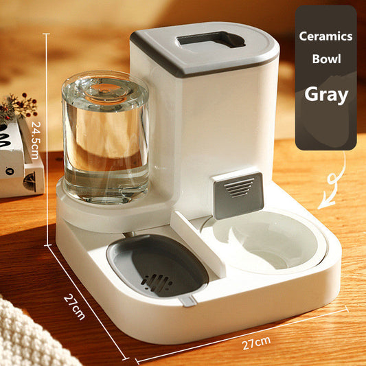 Automatic Cat Feeder Pet Bowls Dispenser Stainless Steel Bowls Cat Dog Pet Feeder Automatic eprolo