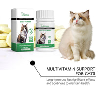 Pet Cat Multivitamin Tablets, Cats Supplement Vitamin Micronutrient Nutritional Supplements eprolo