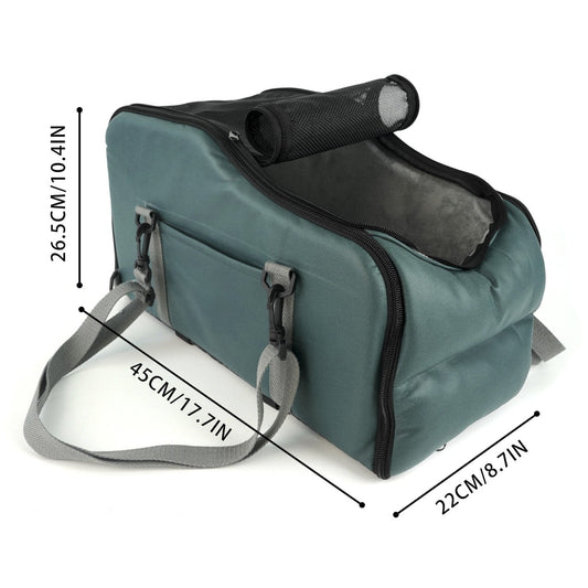 Portable pet bed for outings car travel safety seat center console car cushion car dog bed small dog ride artifact eprolo