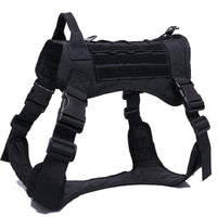Military Tactical Dog Harness German Shepherd Pet Dog Vest With Handle Nylon Bungee Dog Leash Harness For Small Large Dogs Puppy eprolo
