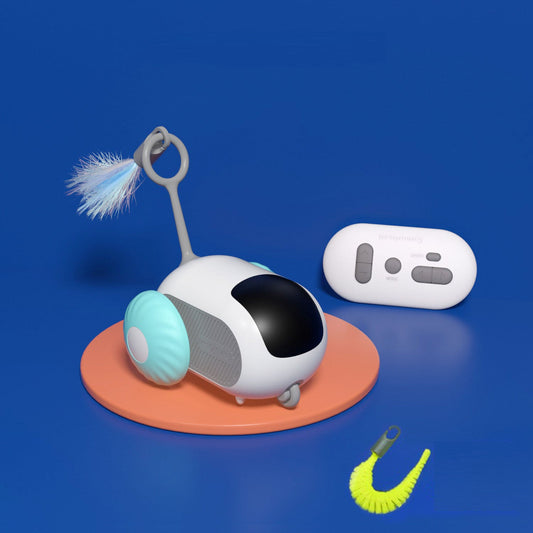 Pet Gravity Intelligent Running Car Remote Control Electric Cat Toy Teasing Stick Cat Pet eprolo