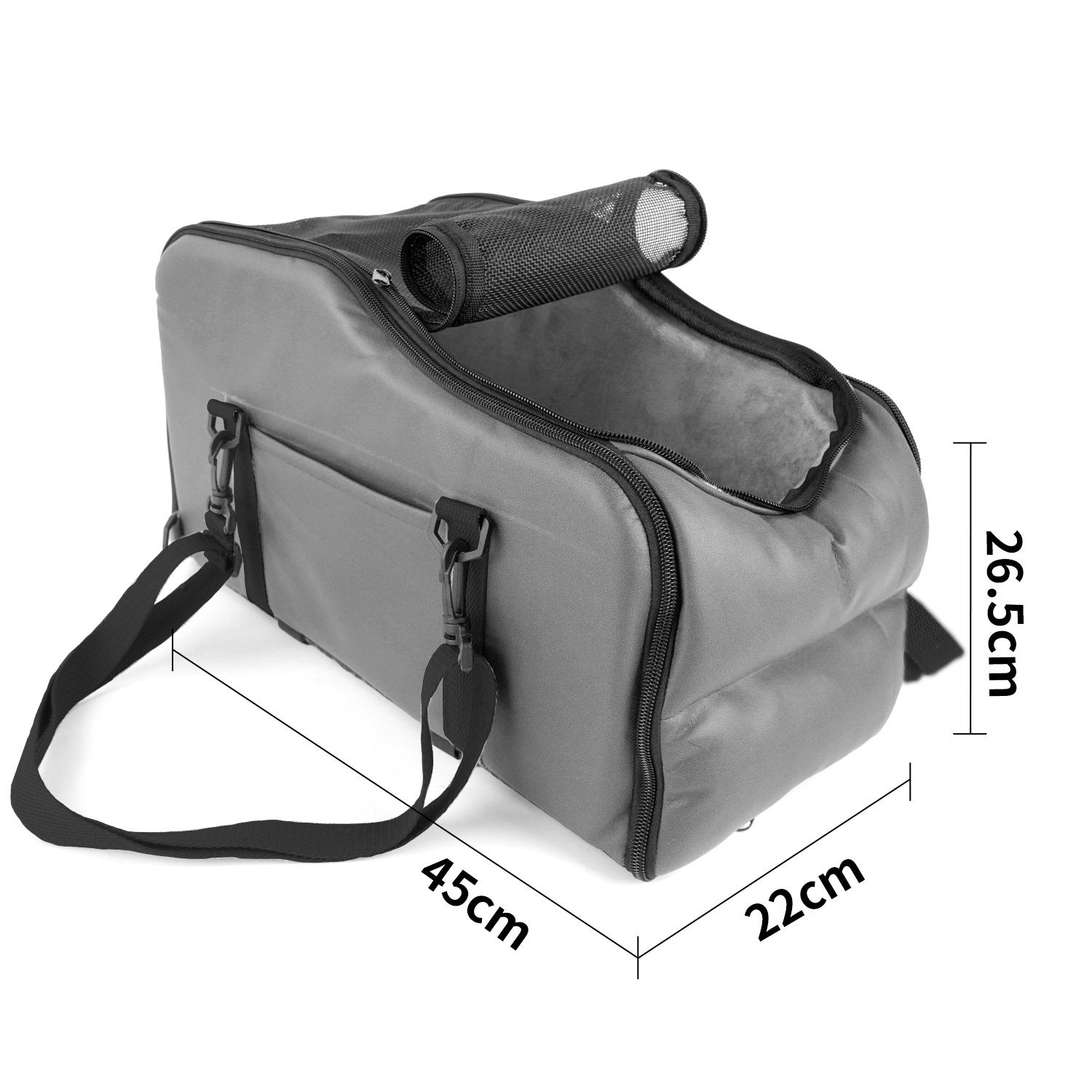 Portable pet bed for outings car travel safety seat center console car cushion car dog bed small dog ride artifact eprolo