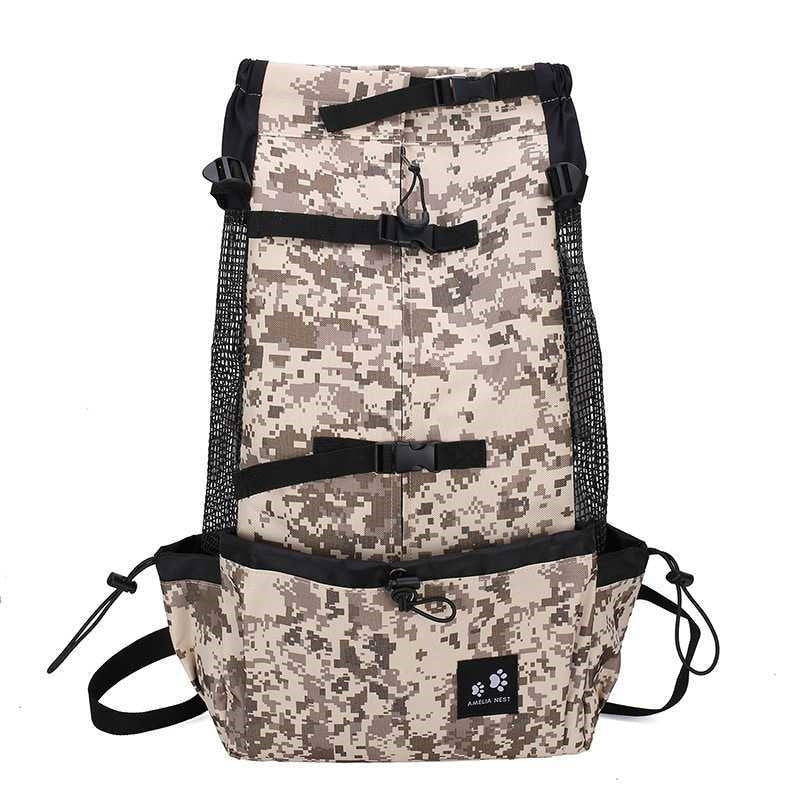 Pet Shoulder Traveler Backpack Medium And Large Dogs Exposed Bag Ventilation And Breathable Washable Outdoor Backpack eprolo
