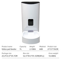 Wifi Smart APP Pet Feeder Household use Microchip Dog Automatic Pet Feeder Automatic Pet Feeder eprolo