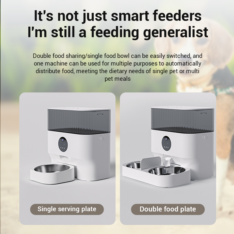 Dudu New Automatic Pet Feeder Cat Food Dog Food Timing Cat Self Feeding Machine Pet Supplies eprolo