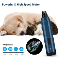 Nail Clipper Electric Pet Nail Scissors Grinder Dog Cat Claw Grooming Trimmer Cutters Nail Mill Pet Supplies Nail Grinder Cutter eprolo