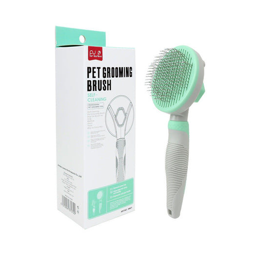 Pet Grooming Brush Self Cleaning Automatically Dog Cat Slicker Brush Remove Dog Hairs Pet Comb eprolo