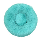 Large Plush Donut Pet Bed for Dogs & Cats – 100CM Anti-Anxiety Round Calming Bed