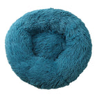 Large Plush Donut Pet Bed for Dogs & Cats – 100CM Anti-Anxiety Round Calming Bed
