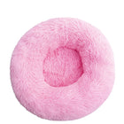 Large Plush Donut Pet Bed for Dogs & Cats – 100CM Anti-Anxiety Round Calming Bed
