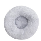 Large Plush Donut Pet Bed for Dogs & Cats – 100CM Anti-Anxiety Round Calming Bed