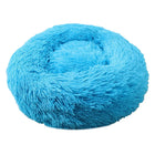 Large Plush Donut Pet Bed for Dogs & Cats – 100CM Anti-Anxiety Round Calming Bed