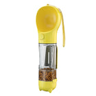 Multi-functional Pet Travel Drinking Water Bottle with Food Compartment - Portable Dog Feeder for Outdoor Adventures