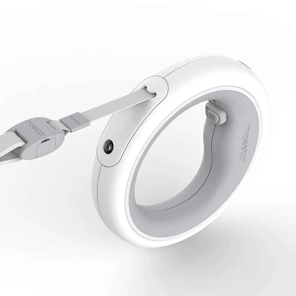 UFO 2 Retractable Dog Leash Ring Led lighting Flexible Pet collar Dog Puppy Traction Rope Belt Length 3m leash