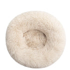 Large Plush Donut Pet Bed for Dogs & Cats – 100CM Anti-Anxiety Round Calming Bed