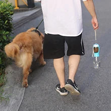Multi-functional Pet Travel Drinking Water Bottle with Food Compartment - Portable Dog Feeder for Outdoor Adventures