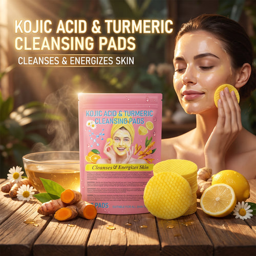Kojic Acid Pads Gentle Exfoliating Cleansing Pad 40 Pieces