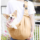 Breathable Pet Sling Carrier for Small Dogs & Cats - Adjustable Hands-Free Crossbody Travel Bag