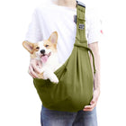 Breathable Pet Sling Carrier for Small Dogs & Cats - Adjustable Hands-Free Crossbody Travel Bag