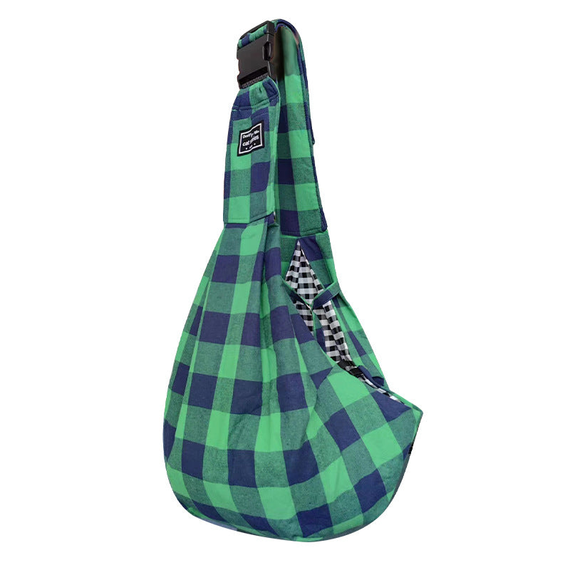 Breathable Pet Sling Carrier for Small Dogs & Cats - Adjustable Hands-Free Crossbody Travel Bag
