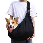 Breathable Pet Sling Carrier for Small Dogs & Cats - Adjustable Hands-Free Crossbody Travel Bag