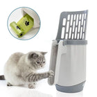Cat Litter Scoop with Refill Bag – Long Handle Litter Shovel for Easy Cleaning