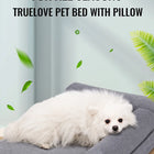 Truelove Orthopedic Memory Foam Dog Bed – 100% Linen Fabric Calming Bed with Removable Pillow & Washable Cover